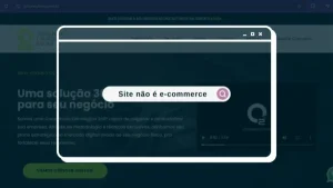 Site não é E-commerce Importante Entender que Site é Site, E-commerce é E-commerce